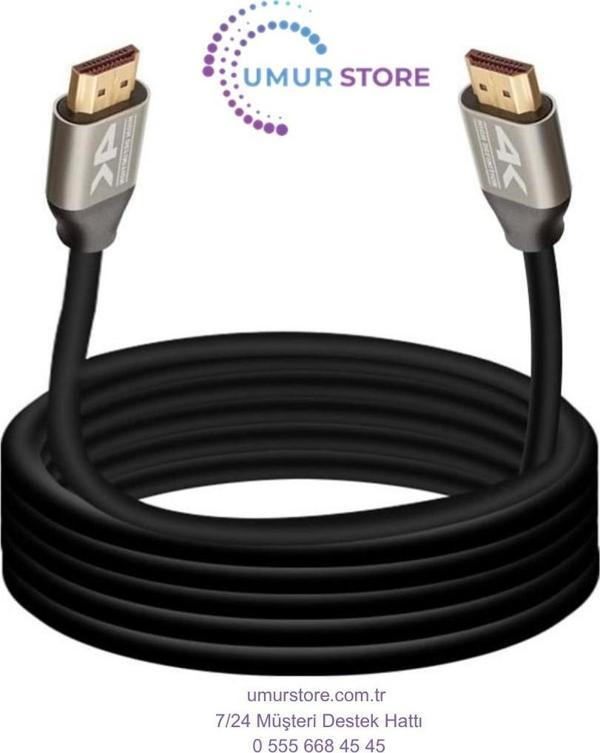 25 Metre 4K HDMI Kablo Erkek-Erkek – Altın Uçlu, 18GBPS, Arc & Ethernet Destekli - Image 1