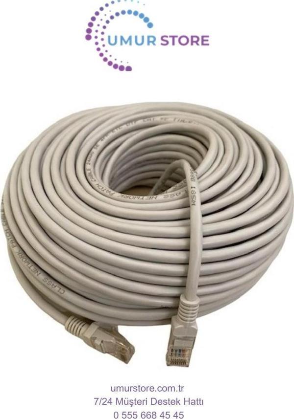 40 Metre Cat6 Internet Kablosu Kalın Bakır Cat6 40M - Image 1