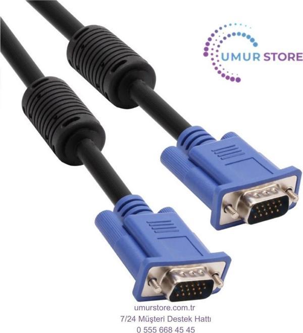 Mavi Konnektör Siyah 25MT Vga-M-Vga-M Kablo - Image 1