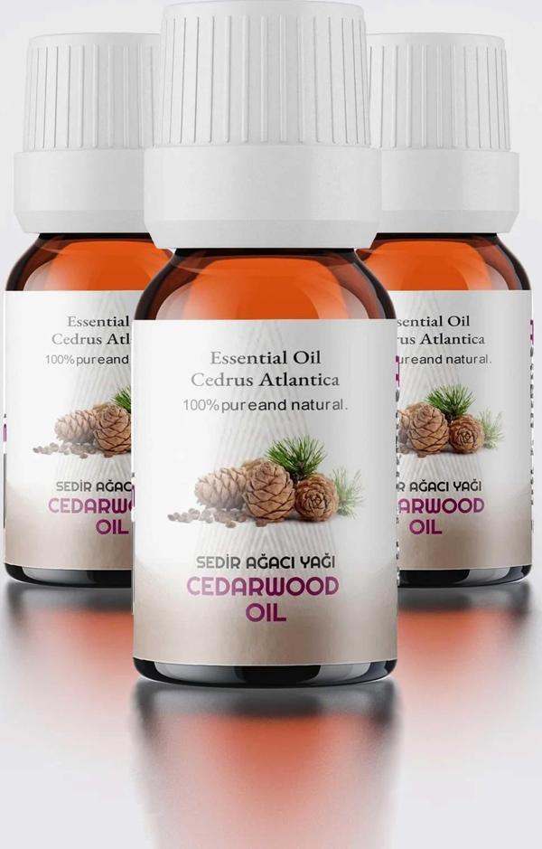 Proclis Sedir Ağacı Yağı,  %100 Doğal Uçucu Yağ, Sedir Oil, 3'lü Set 3x10ml - Image 1