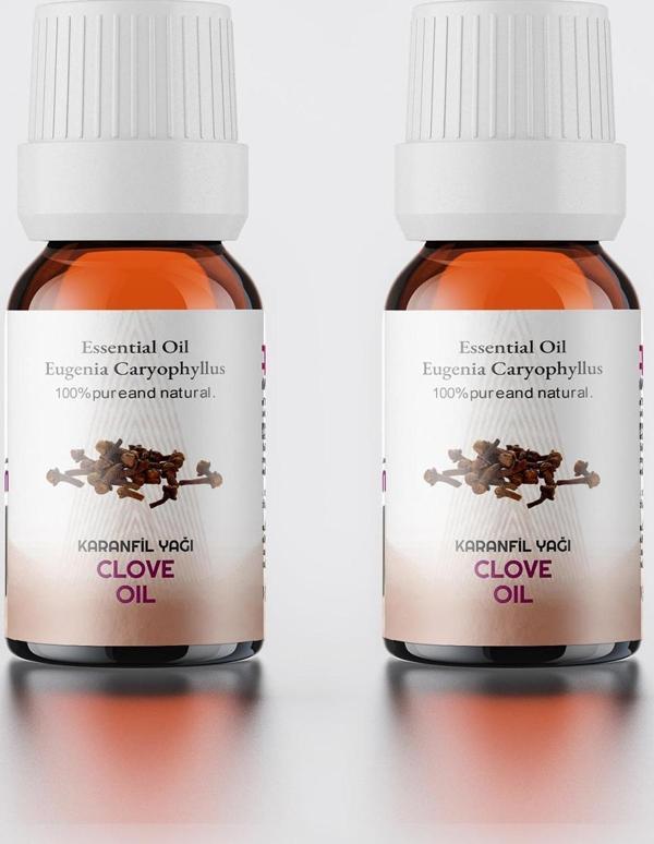 Karanfil Uçucu Yağı % 100 Saf 2li Set ( Clove Bud Oil ) 2x10 ml - Image 1