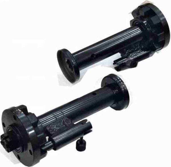 bluebee C07 27x200mm Altıgen Siyah Çapa Makinesi Sağ Sol Cırcırlı Teker Aks Mili - Image 1
