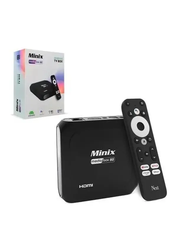 Next Minix Mediabox 5g Androıd Box 4K 2g Ram - 16GB Hafıza Sesli Kumanda - Image 1
