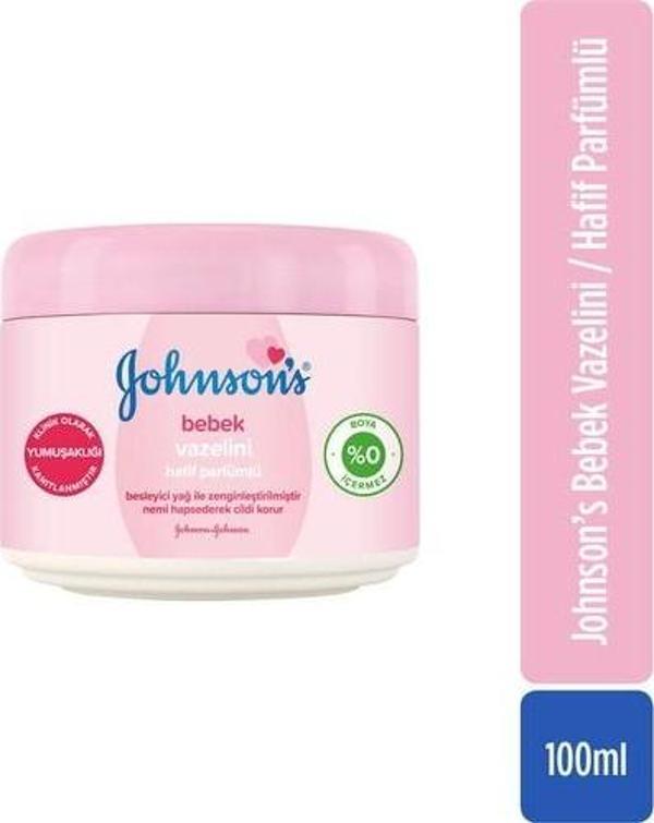 Johnsons Baby Hafif Parfümlü Bebek Vazelin 100 ml - Image 1