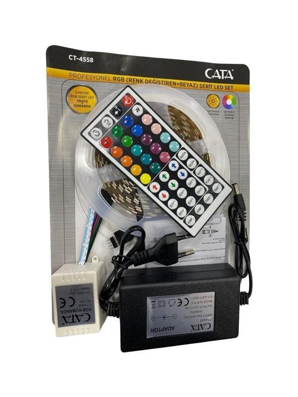 Cata Ct-4558 Rgb Şerit Led Seti Kumandalı - Image 1