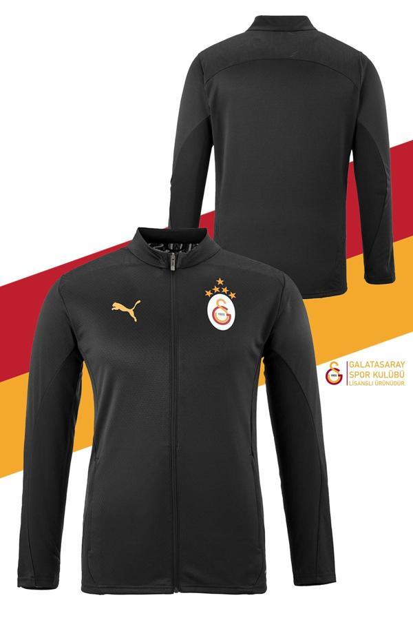 Galatasaray Orijinal Lisanslı 5 Yıldızlı A Takım Tam Fermuarlı Uzun Kollu Antrenman Üst - Image 1