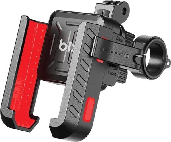 Gidon Bağlantılı 360° Derece Ayarlanabilir 3.5”-7.2” Uyumlu Motosiklet Bisiklet Telefon Tutucu - Image 1
