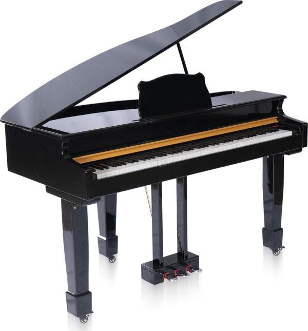 Jwin Sapphire SDP-700 Çekiç Aksiyonlu 88 Tuşlu Kuyruklu Dijital Piyano - Siyah - Image 1