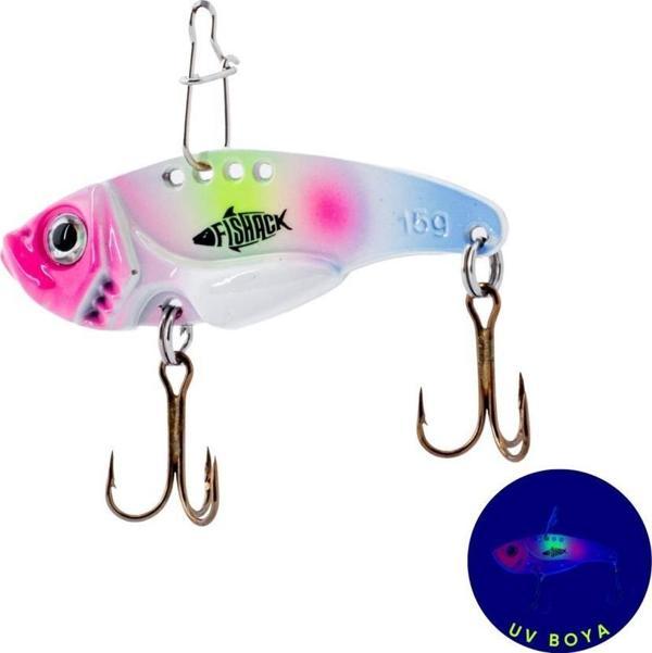 Vibrasyon Yem - LRF/Spin Jig - Fishack VibraX - 15g 55mm - Candy Ice - Image 1