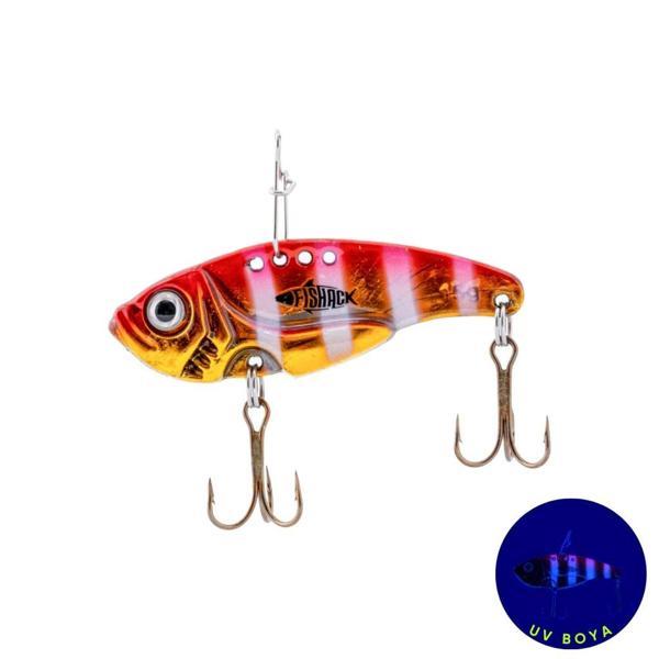 Vibrasyon Yem - LRF/Spin Jig - Fishack VibraX - 15g 55mm - Pink Panther - UV Boyalı - Image 1