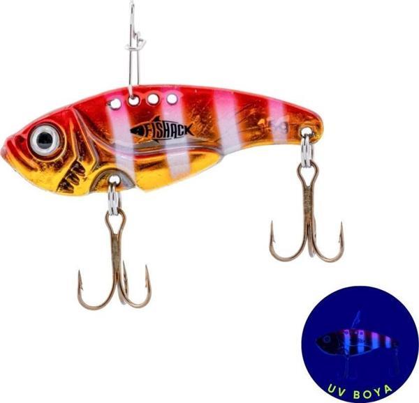 Vibrasyon Yem - LRF/Spin Jig - Fishack VibraX - 15g 55mm - Pink Panther - UV Boyalı - Image 1