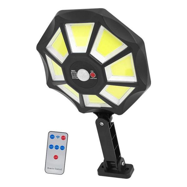 ZB-168B KUMANDALI 3 KADEMELİ 168 COB LEDLİ SENSÖRLÜ BEYAZ SOLAR AYDINLATMA (5060) - Image 1