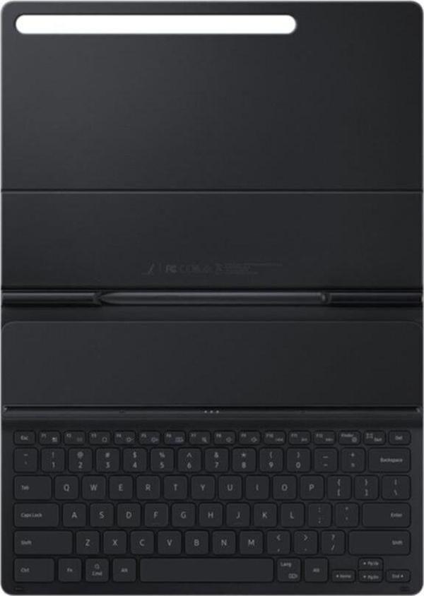 Samsung EF-DT730BBEGTR TAB S8+/S7+  Klavyeli Mousepadli Siyah Kılıf - Image 1