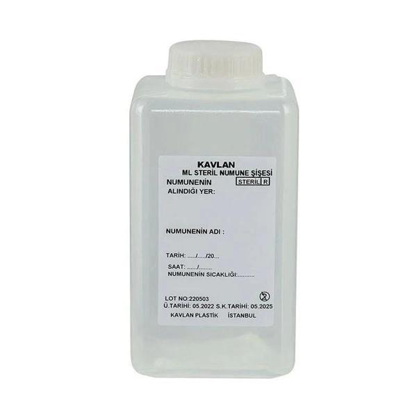 Su Numune Şişesi 1000 ml Pp Tiyosülfatlı Steril - Image 1