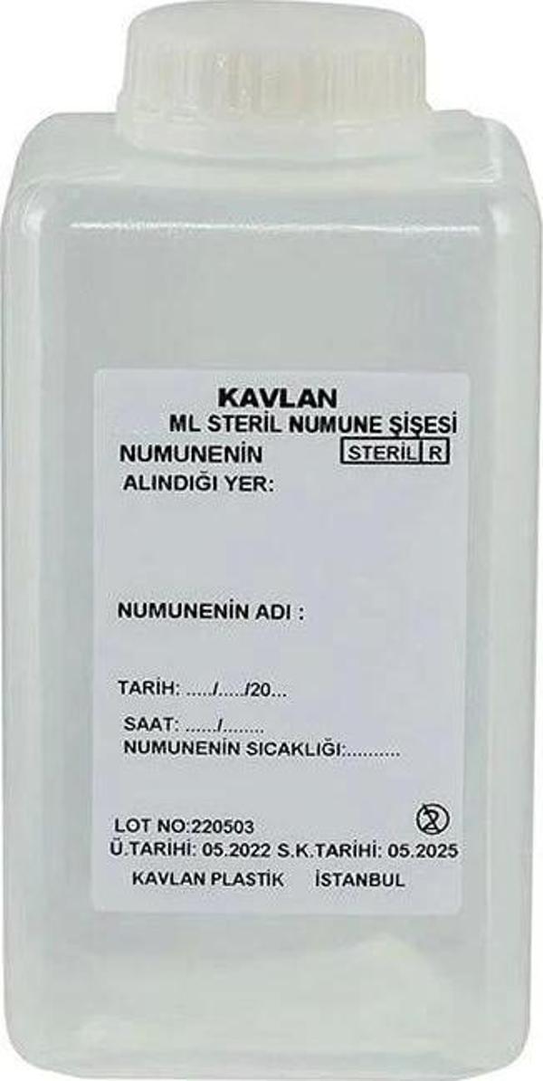 Su Numune Şişesi 1000 ml Pp Tiyosülfatsız Steril/Koli 36 Adet - Image 1