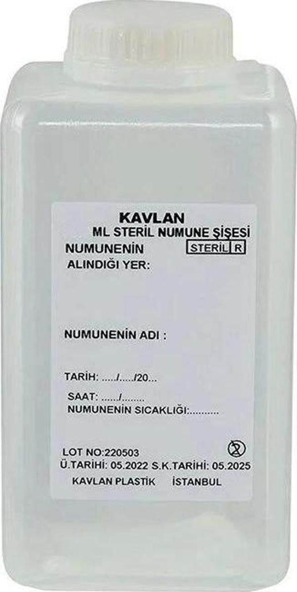 Su Numune Şişesi 500 ml Pp Tiyosülfatlı Steril - Image 1