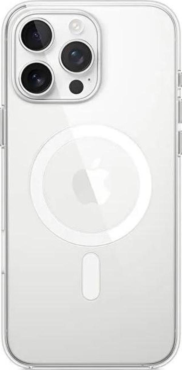 iPhone 16 Pro Max için MagSafe özellikli Şeffaf Kılıf - Image 1