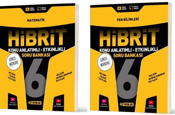 Hız 2026 6. Sınıf Matematik + Fen Bilimleri Hibrit - Konu Seti 2 Kitap - Hız Yayınları - Image 1
