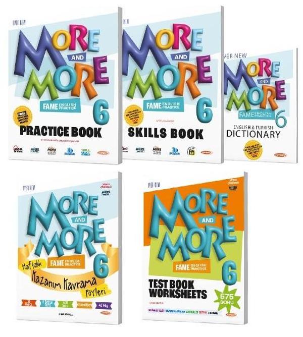 Kurmay Elt 2025 6. Sınıf More More Practice + Test Book + Kazanım Föyleri - Kurmay Yayınları - Image 1