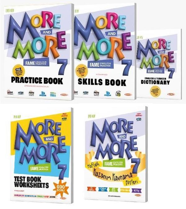Kurmay Elt 2025 7. Sınıf More More Practice + Test Book + Kazanım Föyleri - Kurmay Yayınları - Image 1