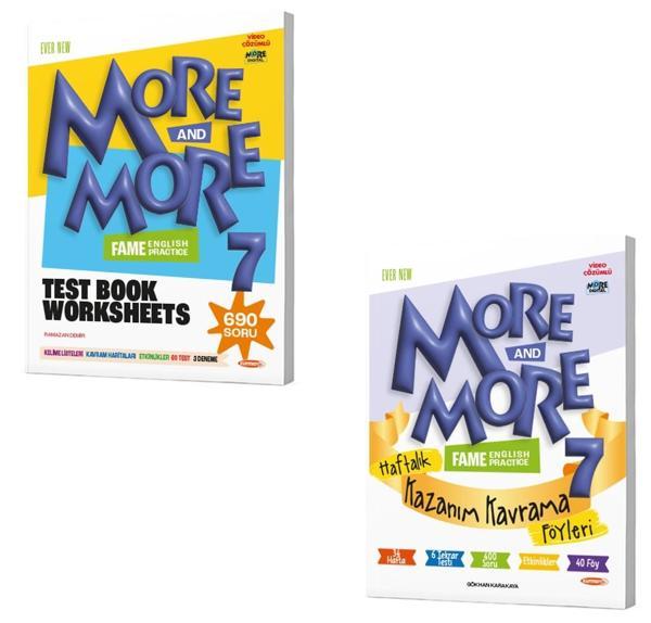 Kurmay Elt 2025 7. Sınıf More More Test Book + Kazanım Föyleri - Kurmay Yayınları - Image 1