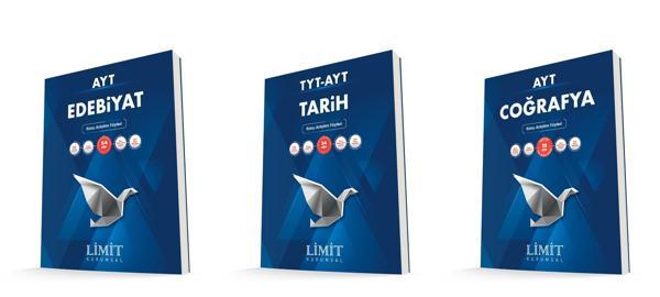 Limit Kurumsal Ayt Edebiyat + Tarih + Coğrafya Konu Anlatım Föyleri Seti 3 Kitap - Limit Yayınları - Image 1