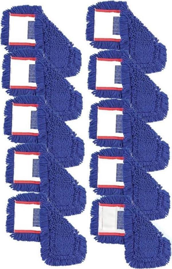 Omniclean UCTM N0037 Zincir Orlon Nemli Mop Yedeği 50 cm Mavi 10 Adet - Image 1