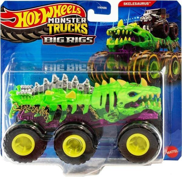 Monster Trucks 1:64 Çekici Arabalar SKELESAURUS  HWN86 - JCH42 - Image 1