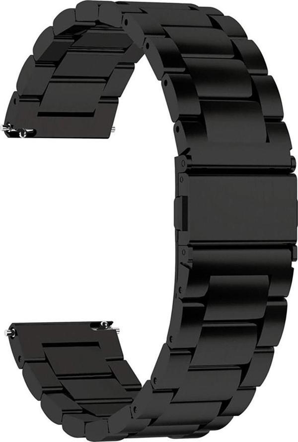 Galaxy Watch 4 & Watch 5 ile Uyumlu Metal Kordon (20mm, M/L) Siyah GP-TYR880HCABW - Image 1