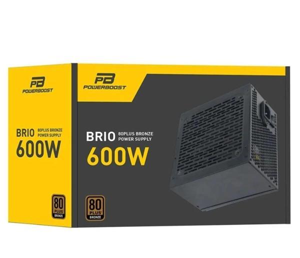 PowerBoost BST-ATX600E 600W APFC 12cm Fanlı  ATX PSU (Retail Box) Güç Kaynağı - Image 1