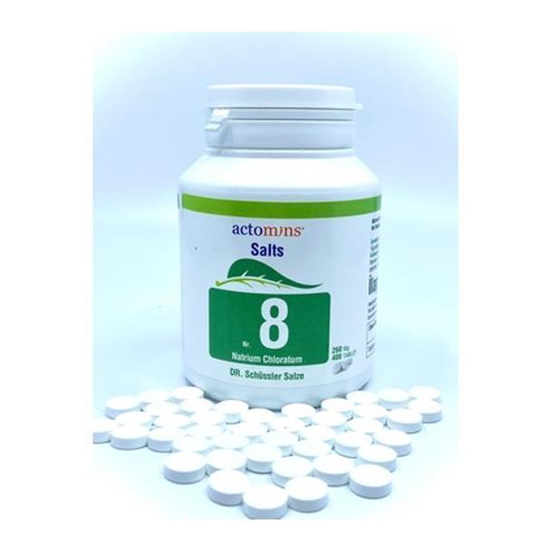 Schüssler Tuzları No8 NatriumChloratumD6-400 Tablet-SKT:12/2029 - Image 1