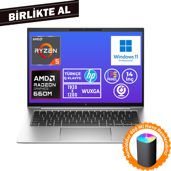HP EliteBook 845 G9 Ryzen 5 6600U 32GB 1TB SSD 14" WUXGA W11P + Hava Nemlendirici 5Z5P1EA 028 - Image 1