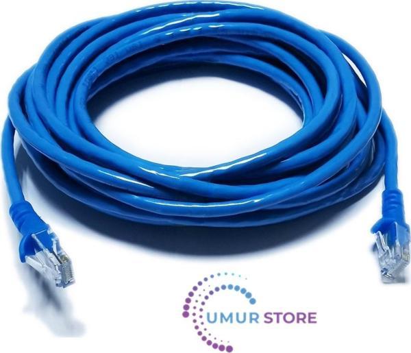 30 cm CAT6 Network-Ağ-Ethernet Kablosu Mavi - Image 1