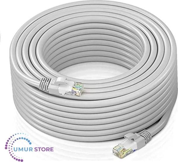 Cat6 EZRJ45 Utp Patch Kablo Fabrikasyon Internet Ethernet Modem Kablosu RJ45 Uçlu Jacklı Network Ads - Image 1