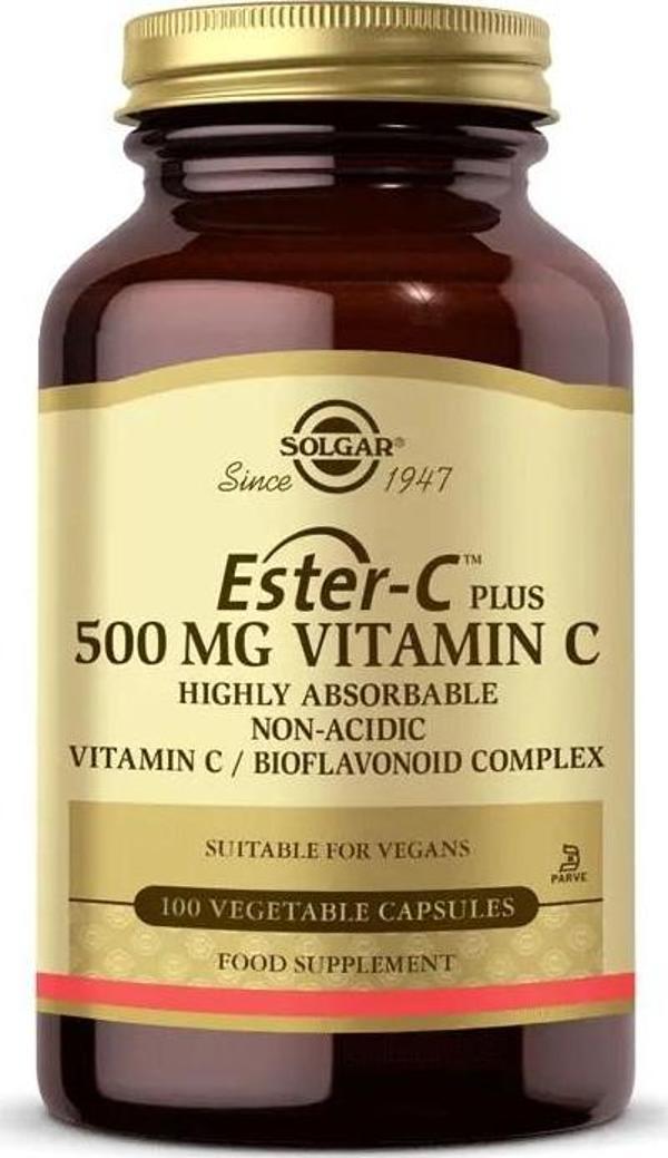 Solgar Ester-C Plus 500 Mg 100 Kapsül - Image 1