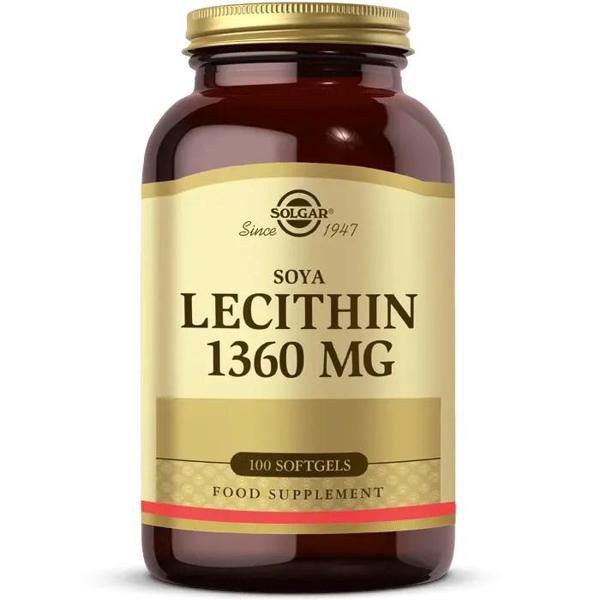 Solgar Lecithin 1360 Mg 100 Kapsül - Image 1