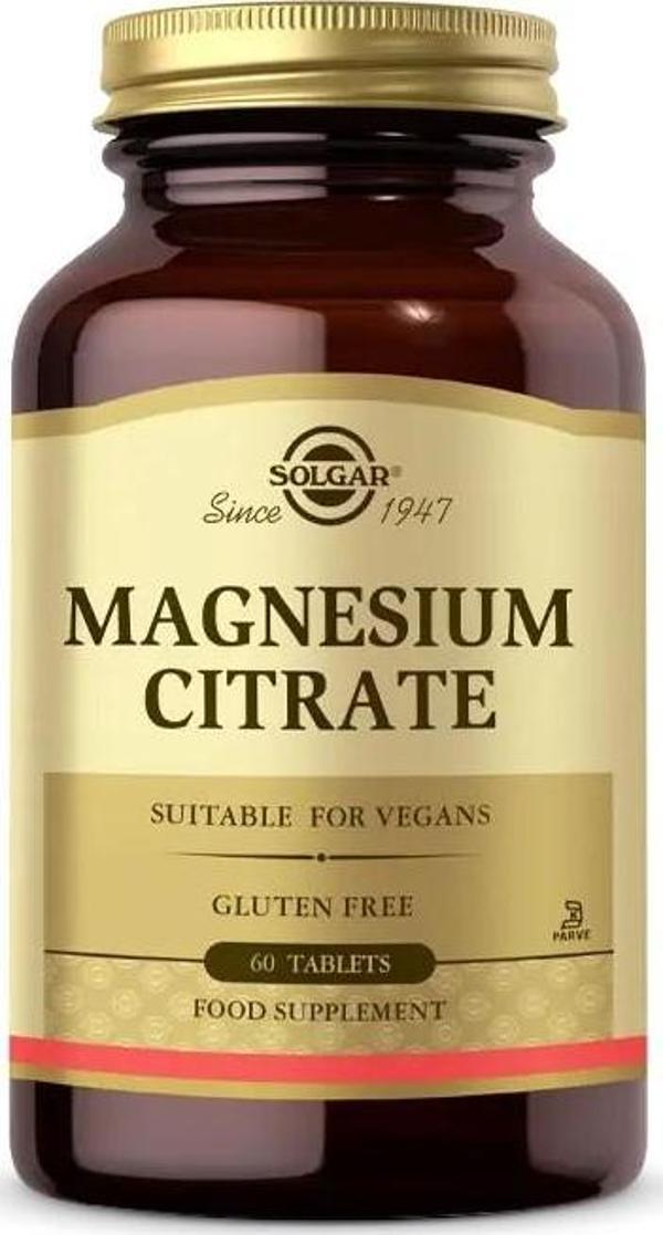 Solgar Magnesium Citrate 200 Mg 60 Tablet - Image 1