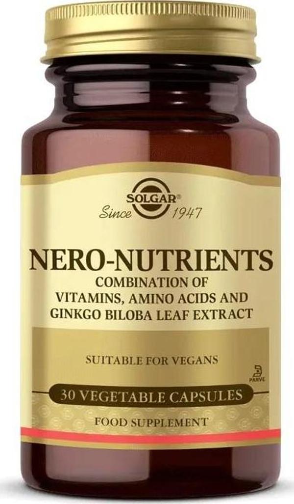 Solgar Nero Nutrients 30 Kapsül - Image 1