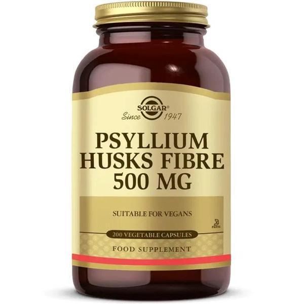 Solgar Psyllium Husks Fibre 500 Mg 200 Kapsül - Image 1