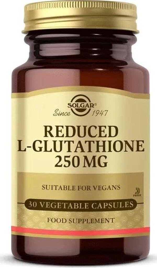 Solgar Reduced L-Glutathione 250 Mg 30 Kapsül - Image 1