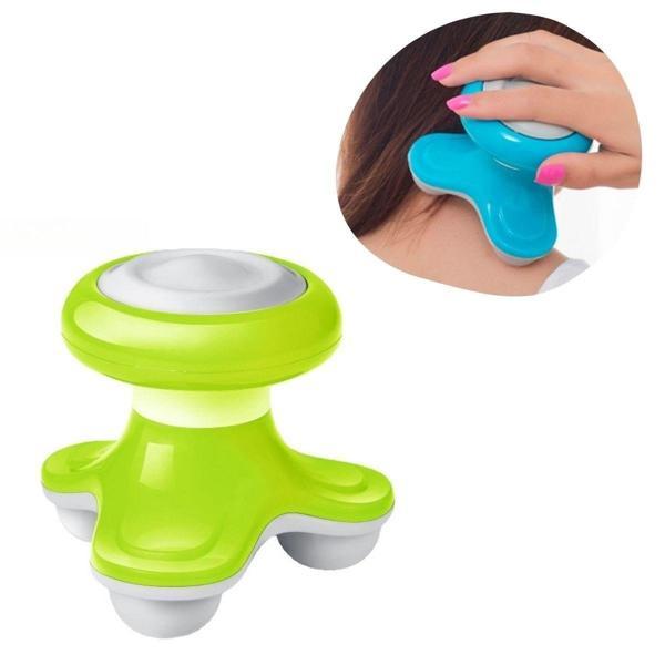 USB Şarjlı Mini Çok Fonksiyonlu Üçgen Şekilli Titreşimli Mini Masaj Aleti - Image 1