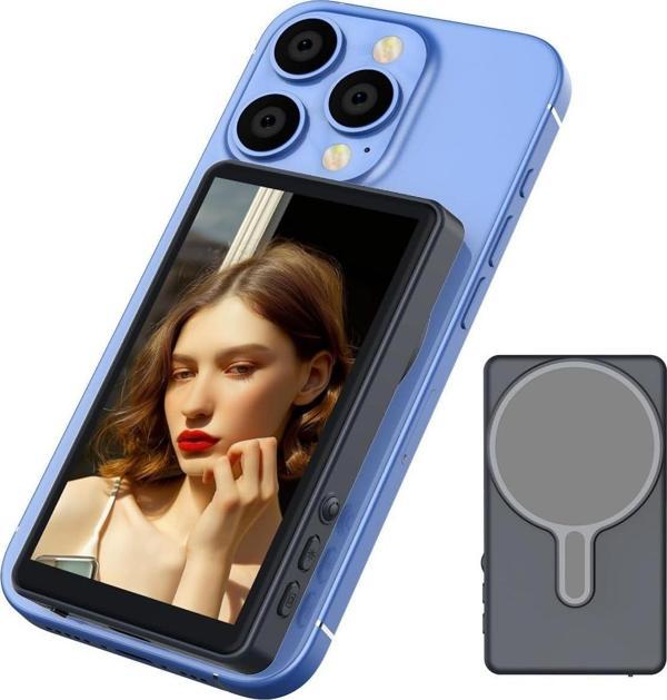 Ayarlanabilir Kablosuz Kayıt, Selfie Vlog Canlı Yayın Telefon Manyetik Arka Kamera 3 Seviye Canlılık - Diğer Yayınlar - Image 1