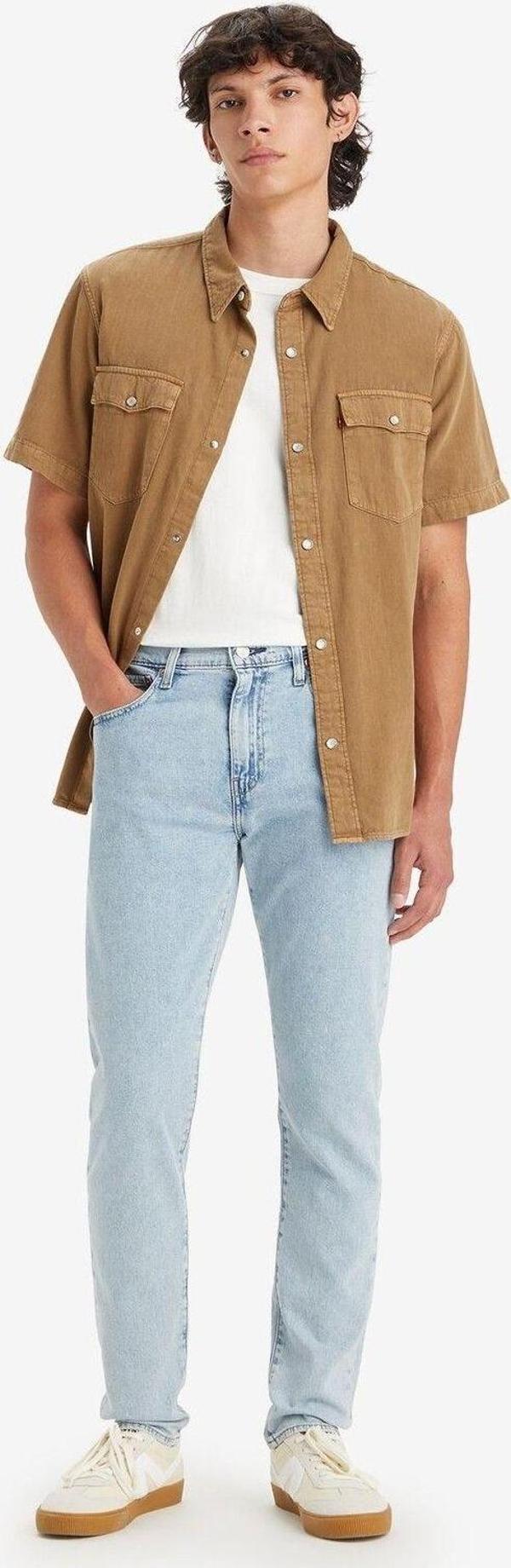 Lse 512 Slım Taper Frosted Cool Erkek Jean Pantolon A2087-0036 - Image 1