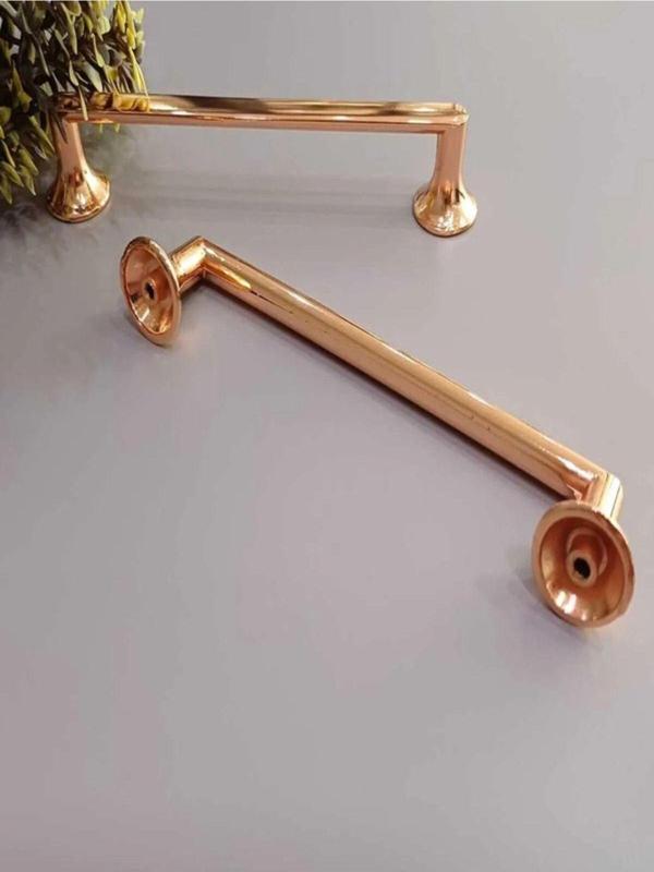 Yaren Metal Lüks Mobilya Dolap Çekmece Kulpları Toro Rose 160 Mm (160 Cm)- 2 Adet - Image 1