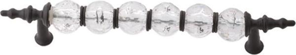 Asil Metal Polimer Iğne Ayak Kristal Boncuk 160 Mm Siyah (16 Cm)-5 Adet - Image 1