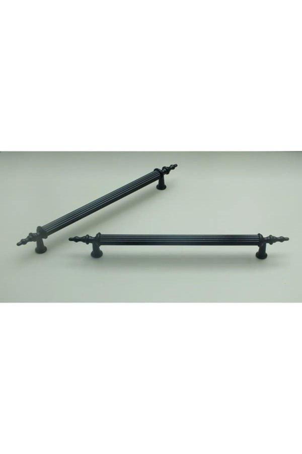 Yaren Metal Inci Mat Siyah Modern Lüks Mobilya Dolap Çekmece Kulpları 160 Mm(10 Adet)16 Cm - Image 1