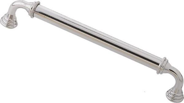 Asil Metal Lüks Mobilya Dolap Çekmece Kulpları Yakut Düz Boru Altın 128 Mm (12,8 Cm)-10 Adet - Image 1