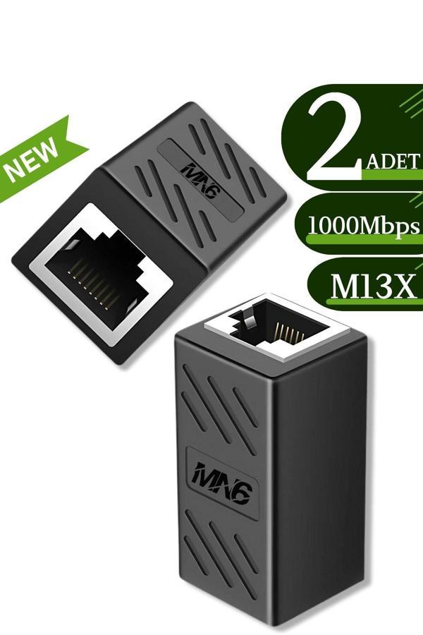 Mn6 M13X Kablo Birleştirici/2Adet-Cat5-Cat6-Cat7-Cat8-Uyumlu/Lan Kablosu Birleştirici Ara Aparatı - Image 1