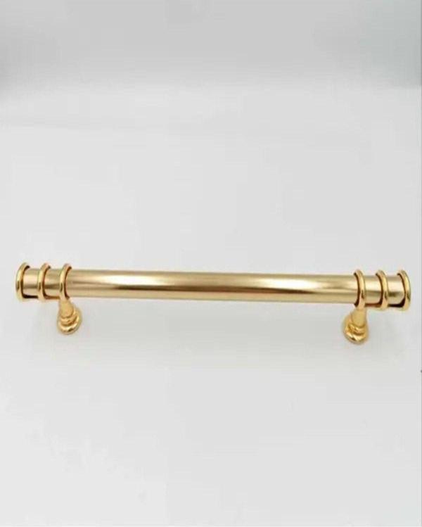 Yaren Metal Polimer Boncuk Halka Modern Dolap Çekmece Kulpları (160 Mm ) Altın-Altın- 2 Adet - Image 1