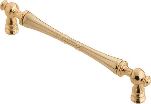 Asil Metal Lüks Mobilya Dolap Çekmece Kulpları Misket Yüzüklü Altın 160 Mm (16 Cm)-5 Adet - Image 1